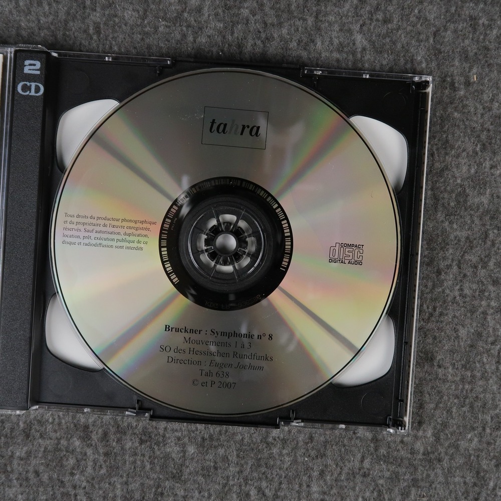 Eugen Jochum 2 CD Set Inedits Bruckner Symphony 8 Dvorak Concerto Tahra France - Picture 4 of 5